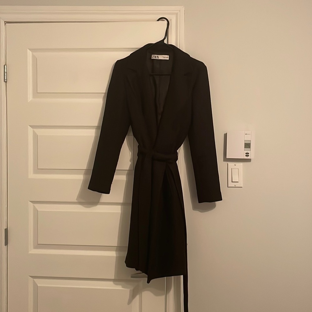 Zara black coat